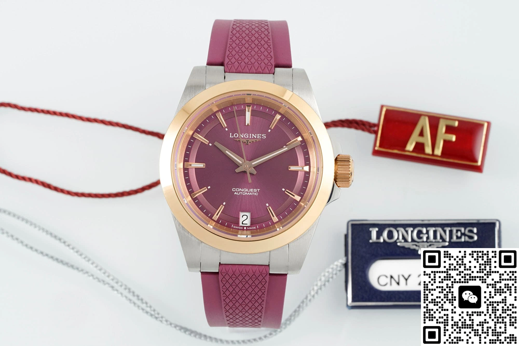 AF Factory Longines Concas L3.430.5.98.9 1:1 Best Edition Replica Watch